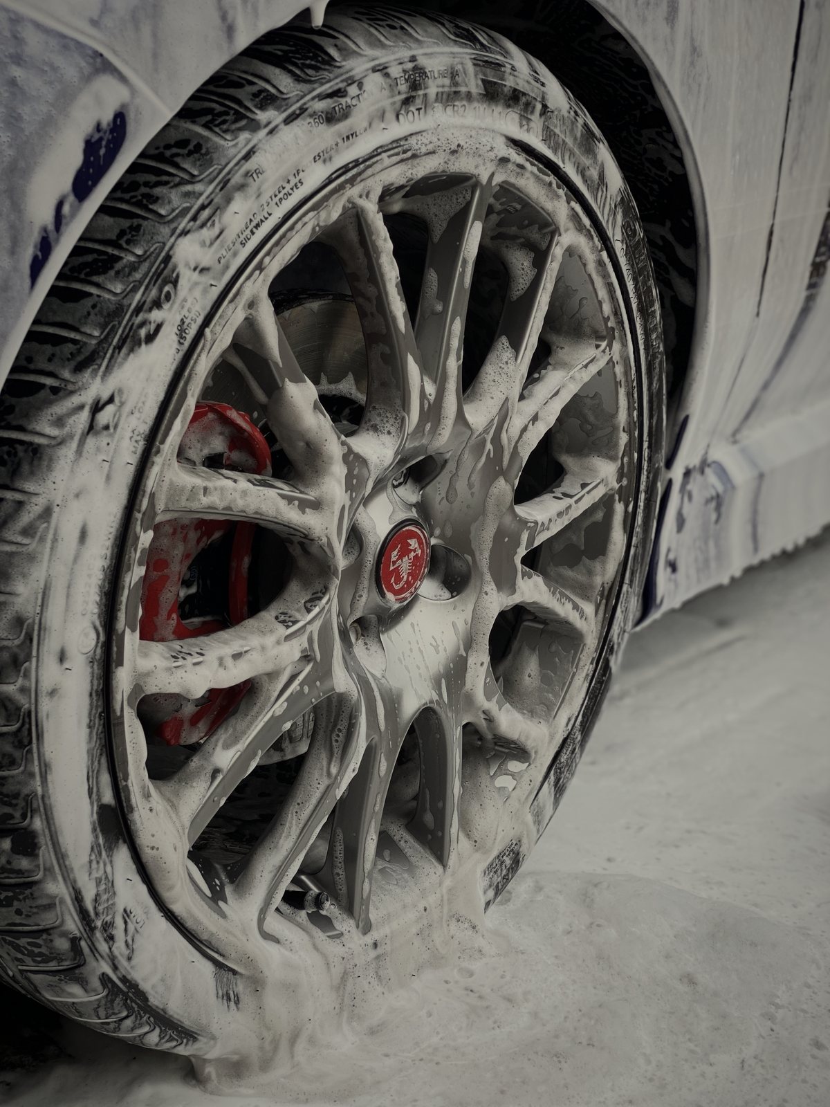 Wheel deep clean with foam by ARDEN Vehicle Care