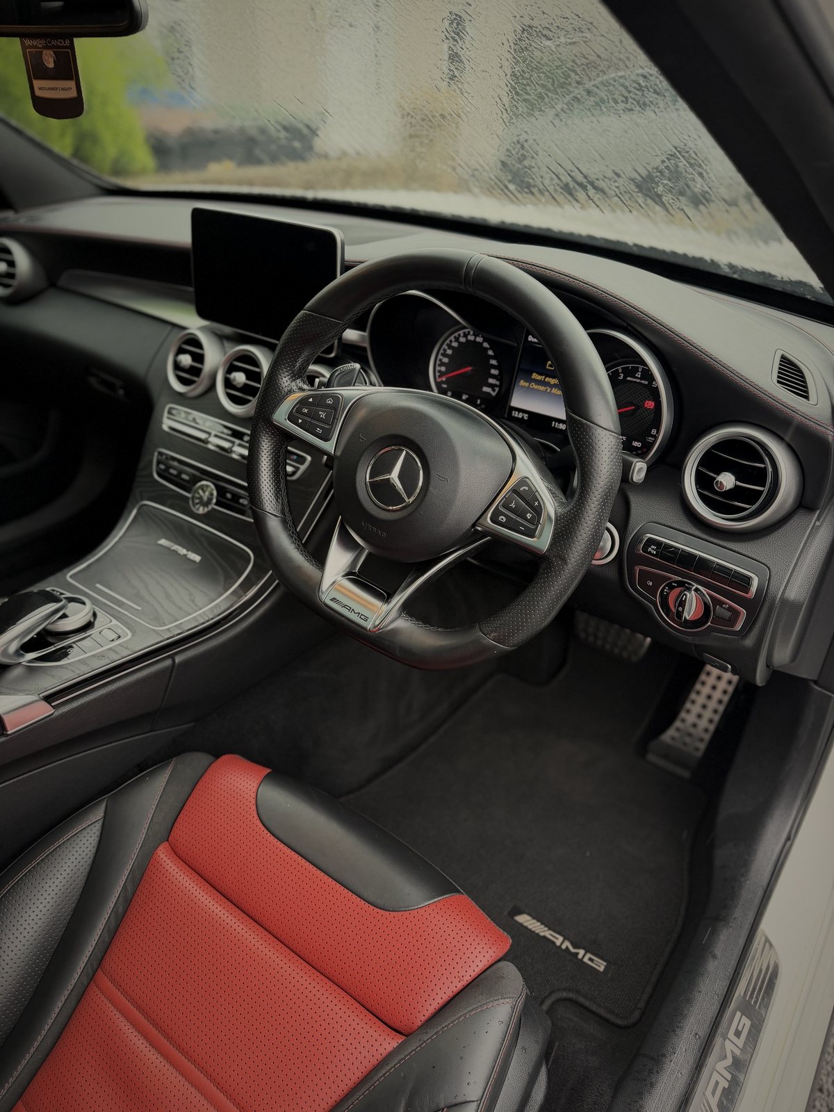 Mercedes-AMG interior after an ARDEN Vehicle Care Deep Clean in Newcastle