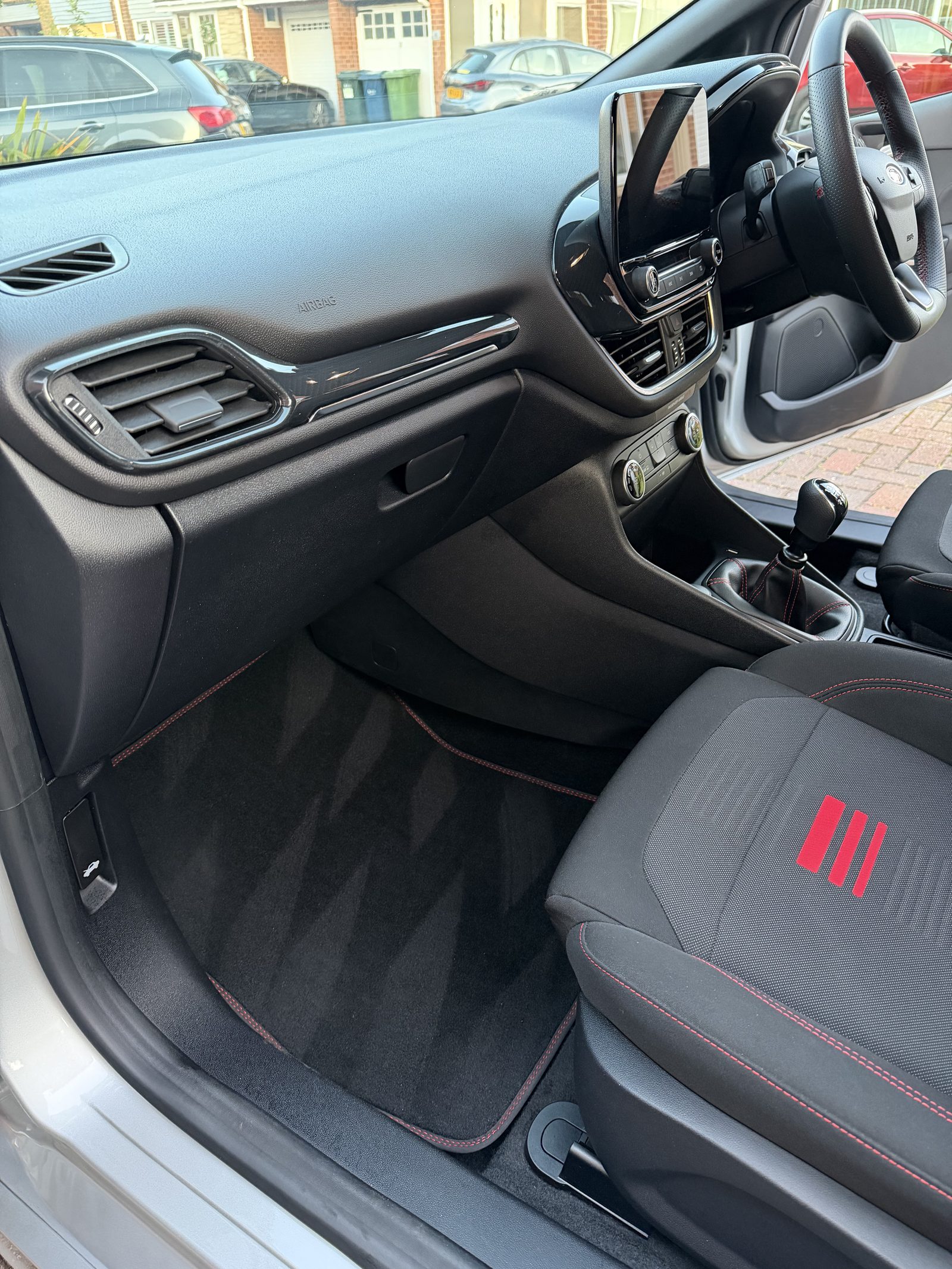 Freshly cleaned Ford Fiesta ST-Line interior by Arden Vehicle Care