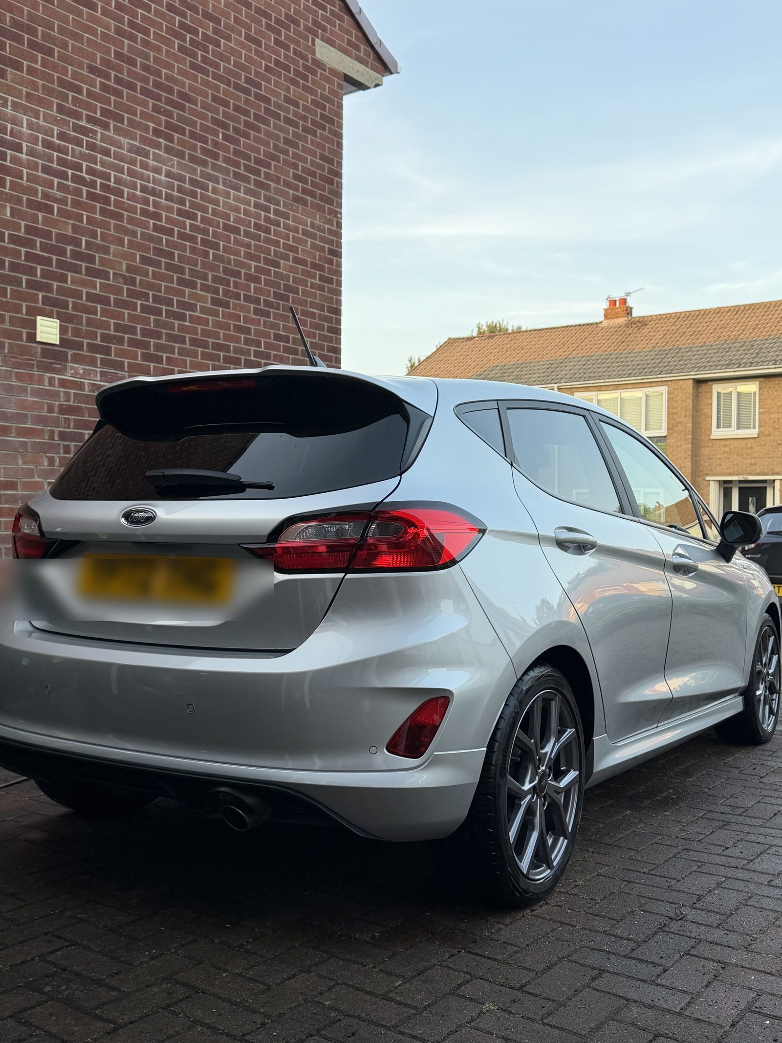 Rear view of Ford Fiesta ST-Line after a Deep Clean by ARDEN Vehicle Care