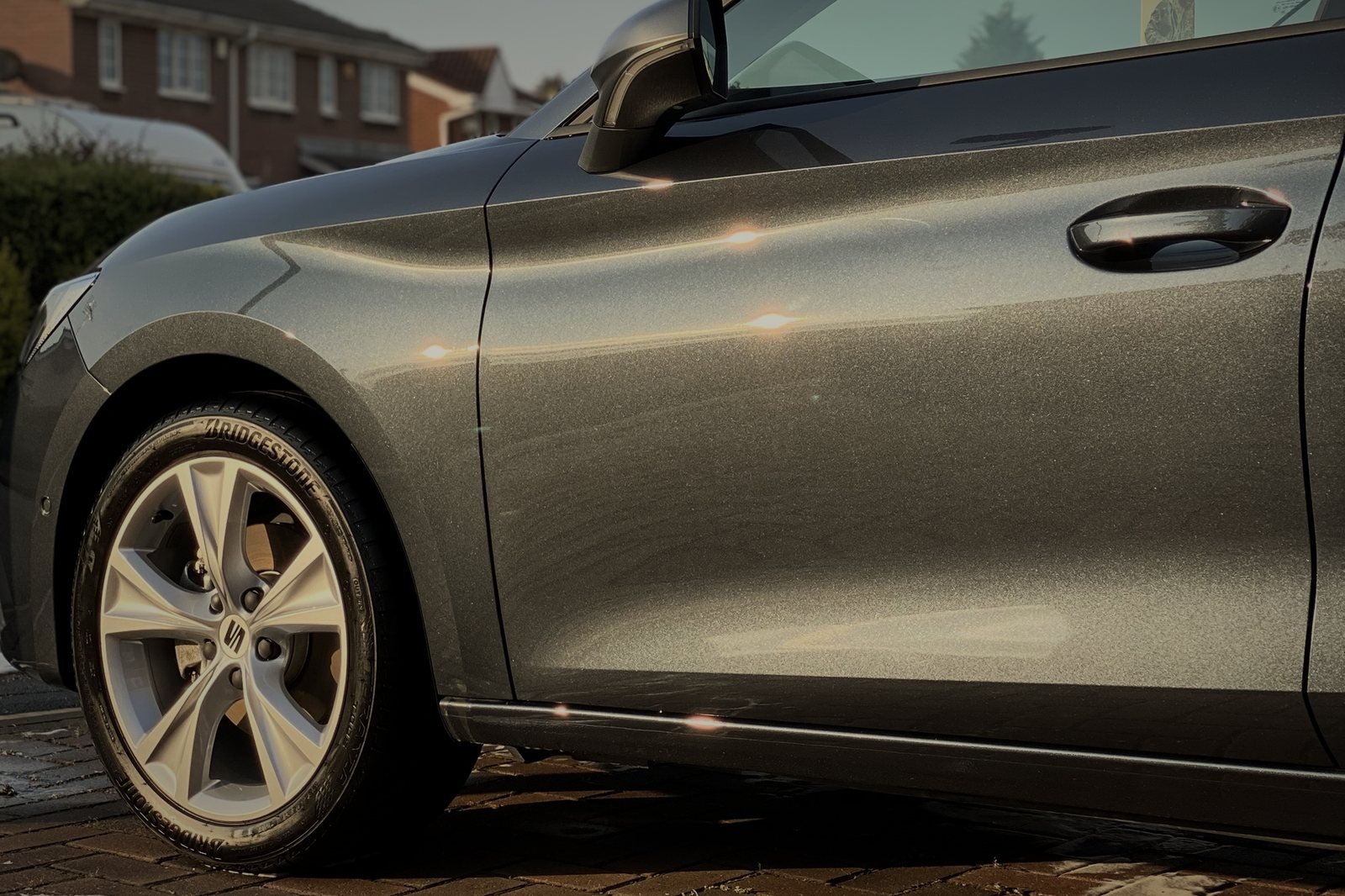Gloss and reflections on grey paintwork after an ARDEN detail